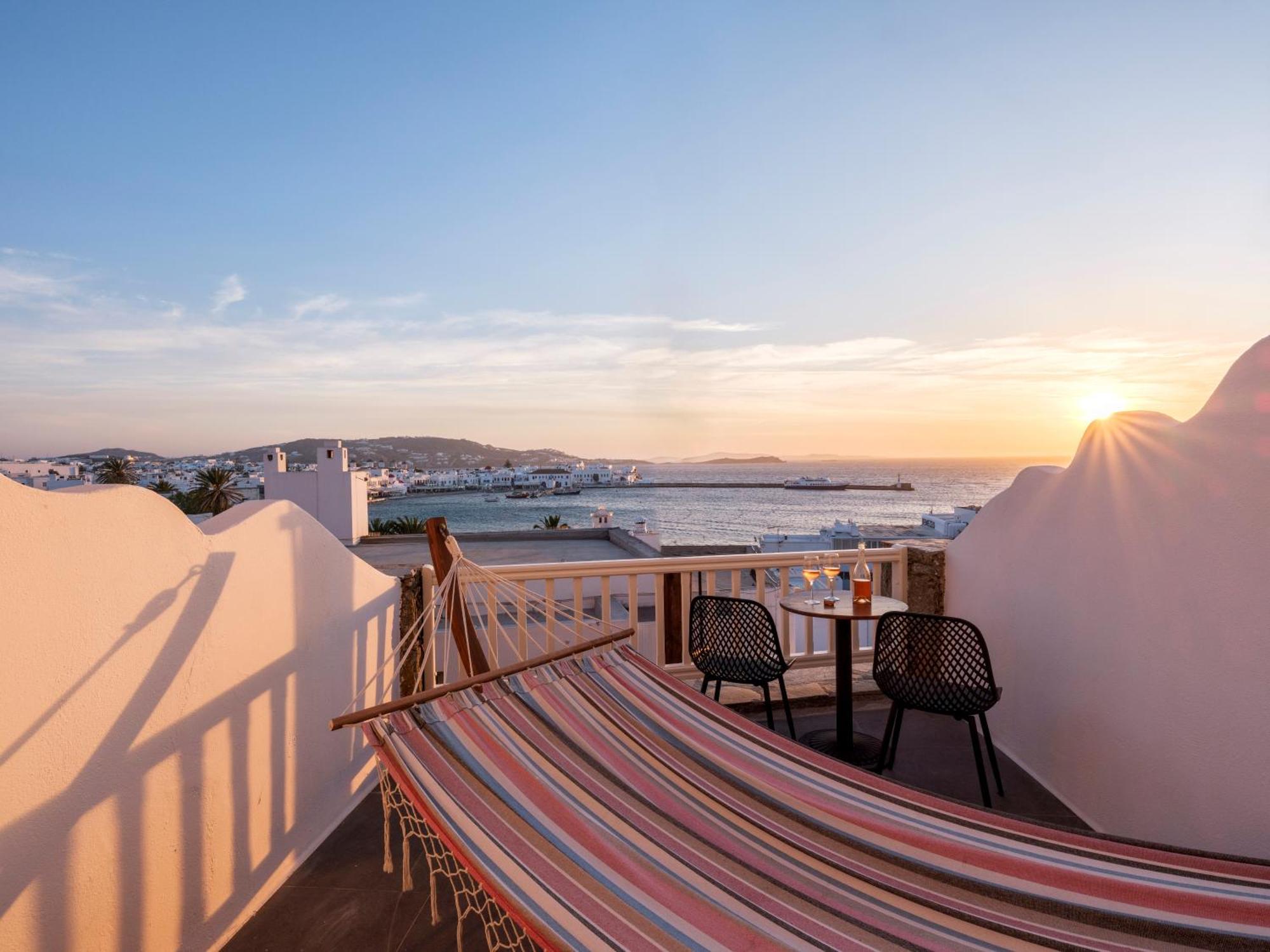 Yalos Hotel Sunset View Mykonos Town Private Rooms エクステリア 写真